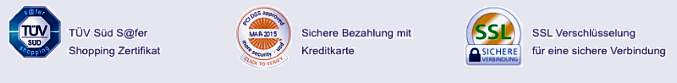 Sicherer Online Kauf bei der TravelSecure / Würzburger Versicherung Siegel